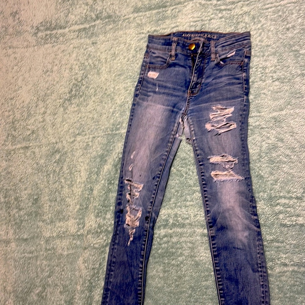 American Eagle Distressed Skinny Jeans